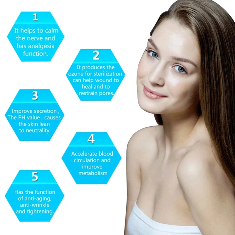 4 In 1 portable Facial High Frequency Skin Care Therapeutic Apparatus Electrotherapy Stick | Красота и здоровье