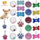 Именная бирка для собак и кошек, именная бирка с гравировкой на заказ, именная бирка для кошек, ошейник для ошейника, именная бирка для защиты от потери щенка