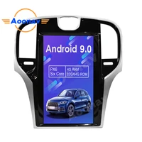 tesla style vertical screen android 9 0 car gps multimedia player for chrysler 300c 2013 2019 car navigation auto radio stereo