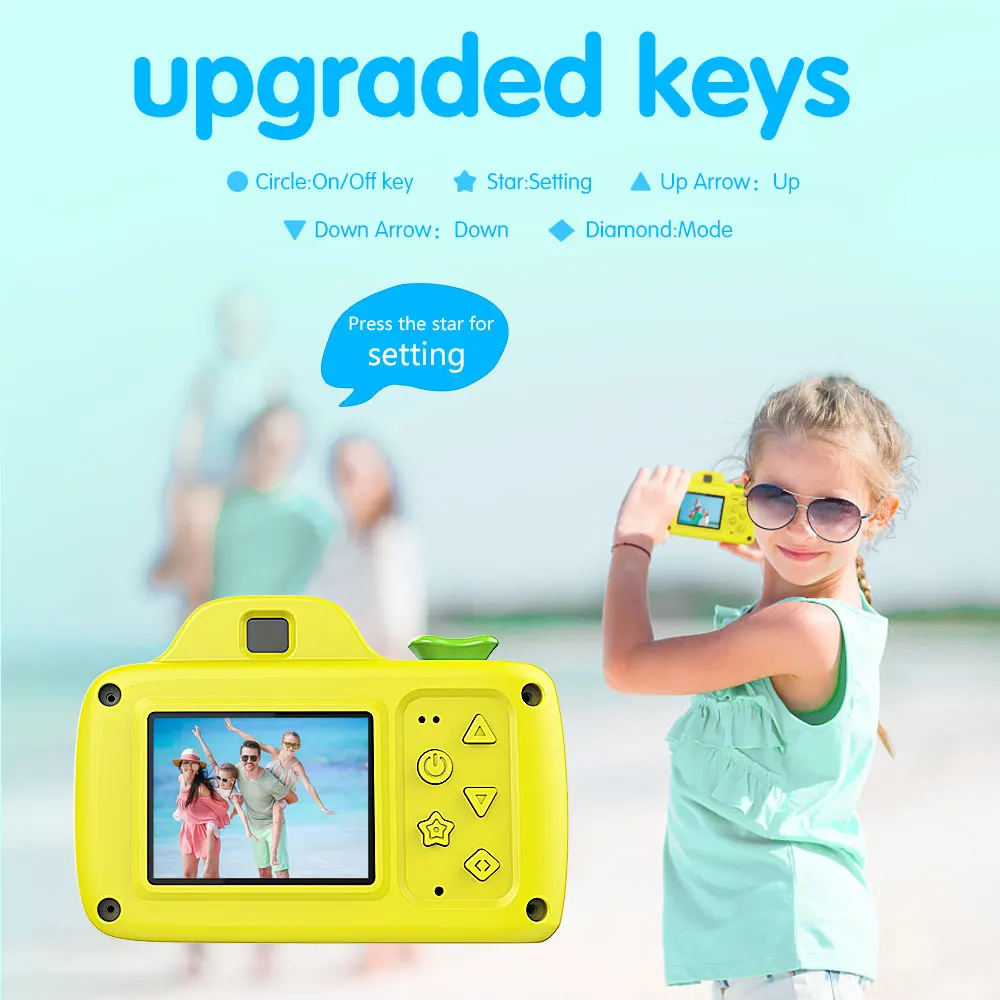 Детская креативная Цифровая видеокамера с цветным дисплеем 1 5 дюйма B1|Компактные