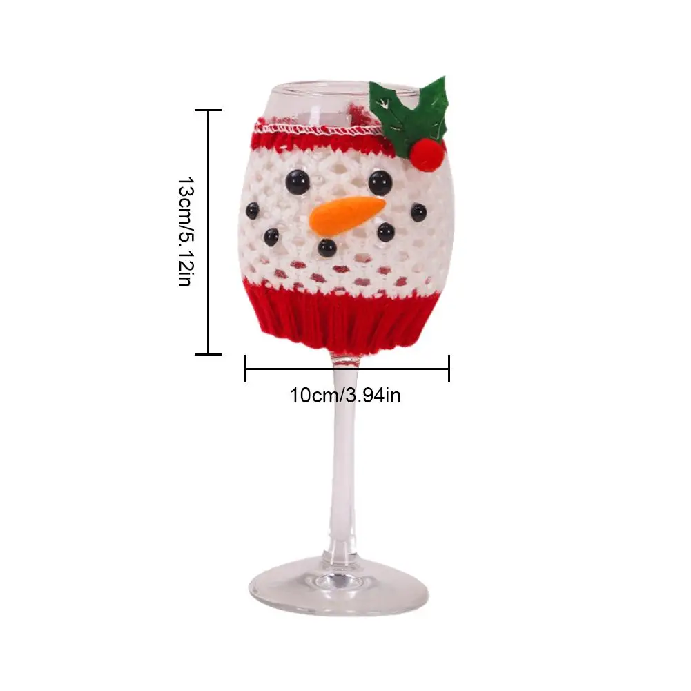 2020 НОВАЯ РОЖДЕСТВЕНСКАЯ шерстяная винная стеклянная крышка бутылки вина старый