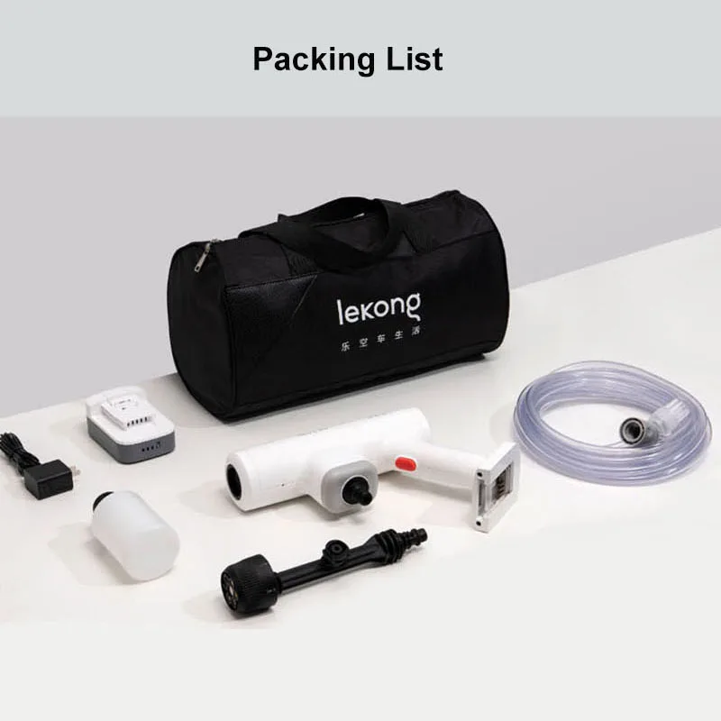 

Youpin Mijia Lekong Wireless Portable Electric Spray Gun Car Wash Cleaner High Pressure Water Gun Machine Sprinkle Tools For Car