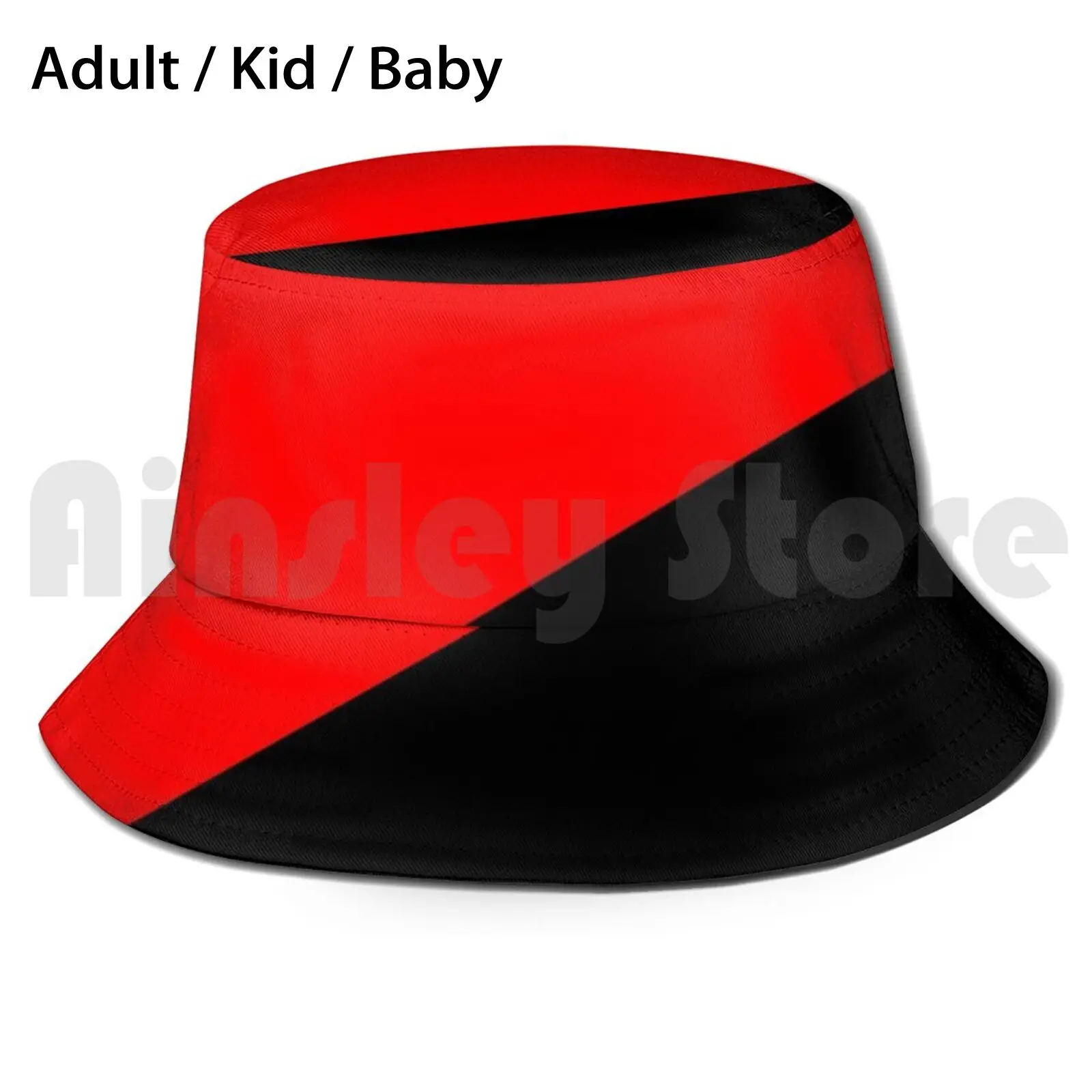 

Red N Black Flag Sun Hat Black Red Anarchist Communist Anarcho Communism Syndicalism Syndicalist