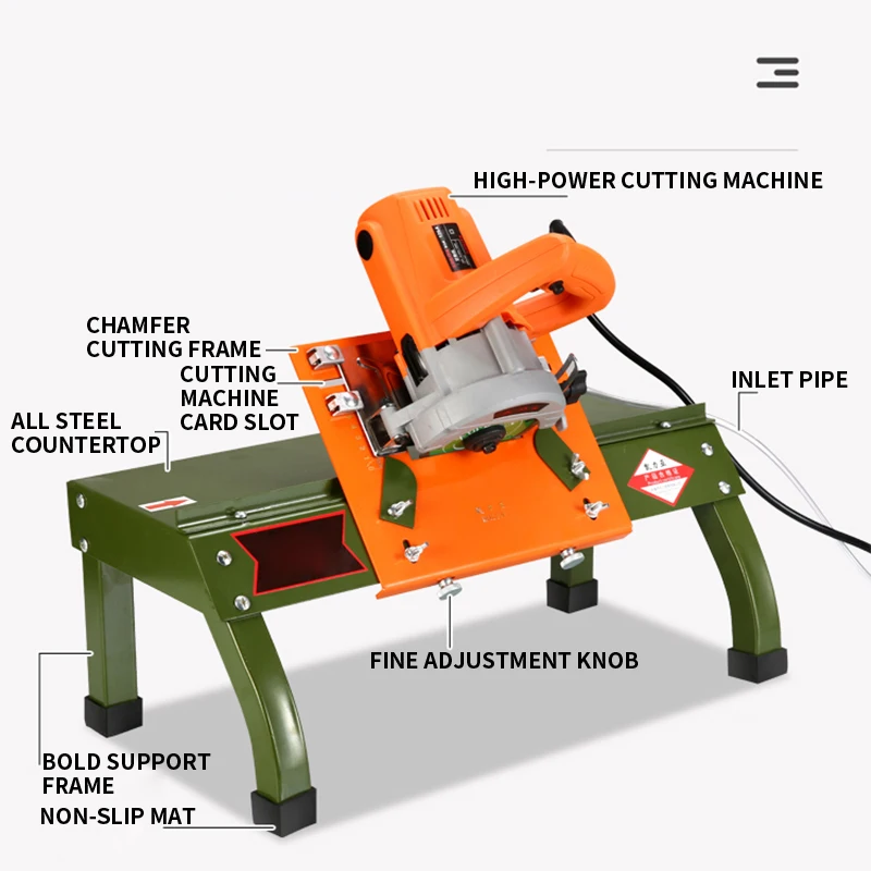 Портативный многофункциональный станок для снятия фаски керамической плитки