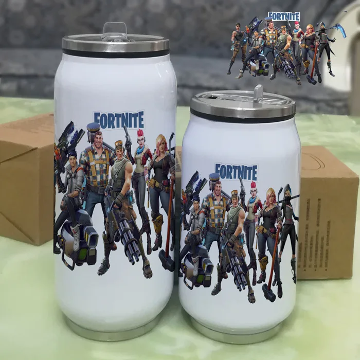 Бутылка для воды Fortnite соломенная чашка спортивные кемпинговые кофейные чашки