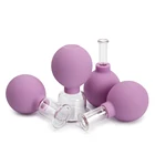 Резиновый массажер для лица, массажная чашка для тела, подтяжка кожи лица, антицеллюлитный вакуумный массажер с присоской