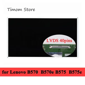 for b570 b570e lenovo b575 b575e 15 6 notebook lcd monitor 100 compatible screen model hd 1366768 lvds 40pin tn panel no press free global shipping