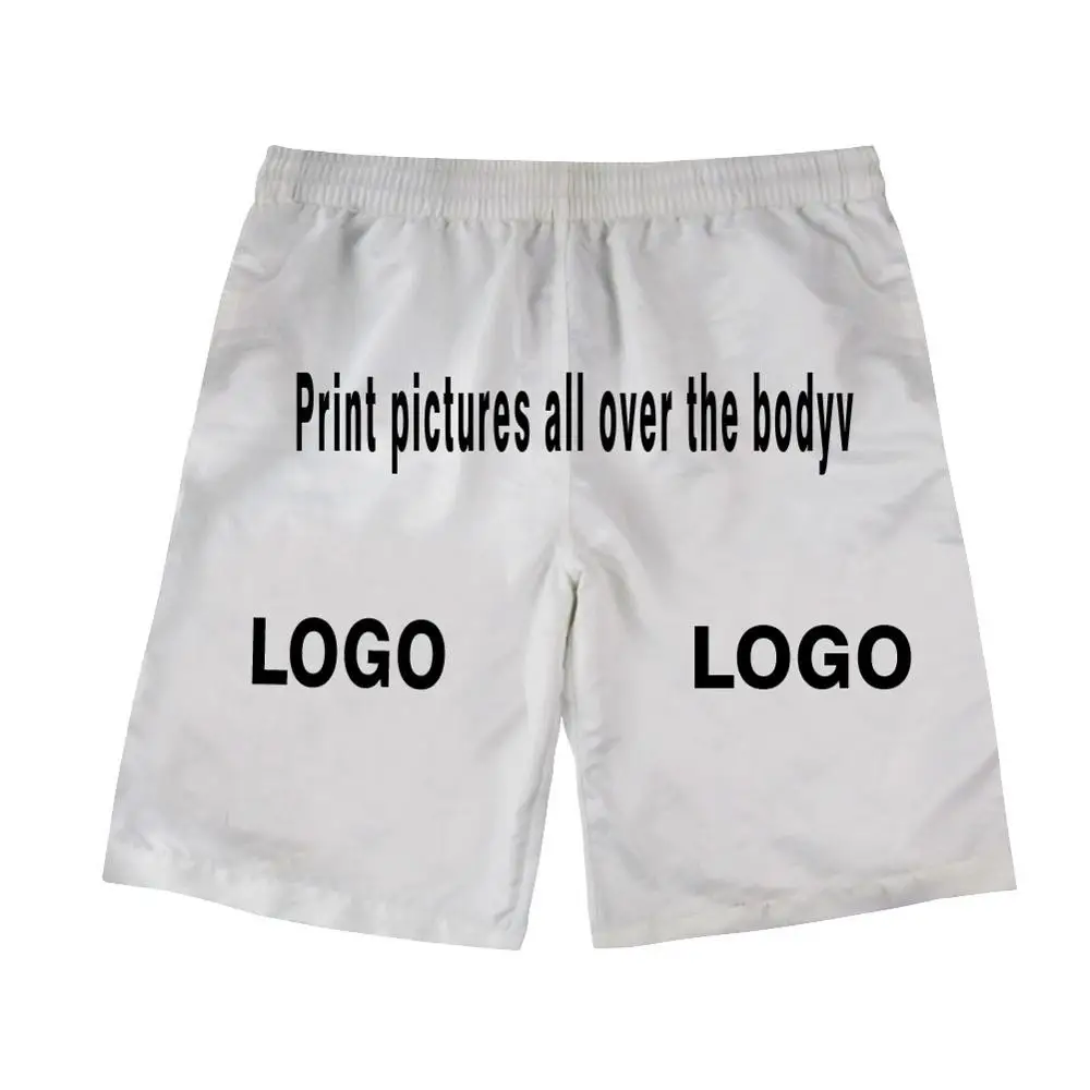Шорты пляжные с 3D-принтом свободные надписью и номером имени флагом страны