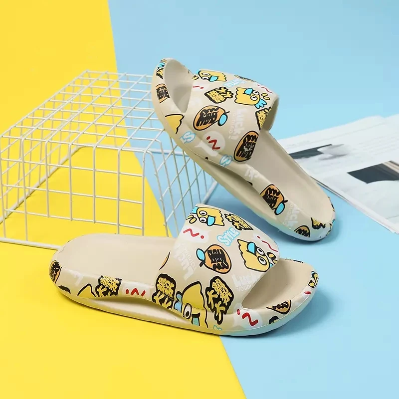 Шлепанцы унисекс для ванной Нескользящие сандалии на платформе пляжные тапочки