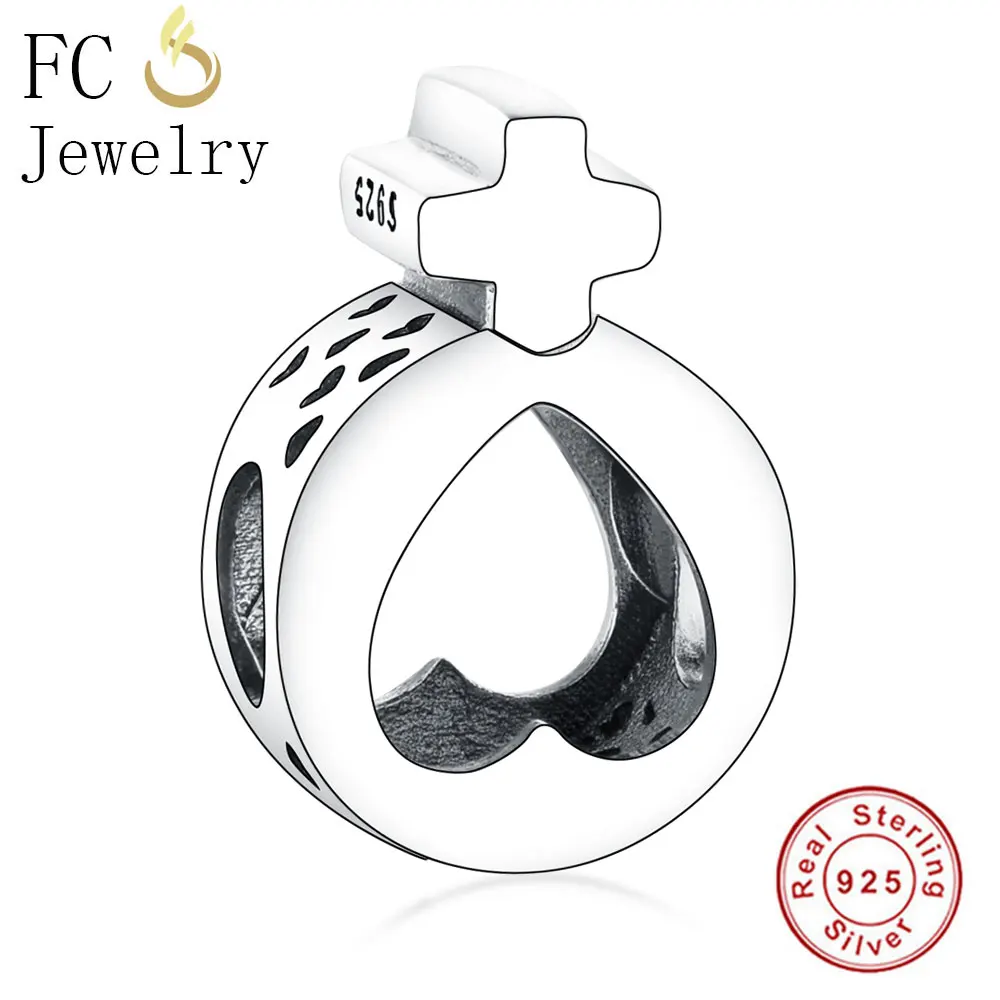 FC ювелирные изделия подходят оригинальный бренд Амулеты Браслет 100% Серебро 925