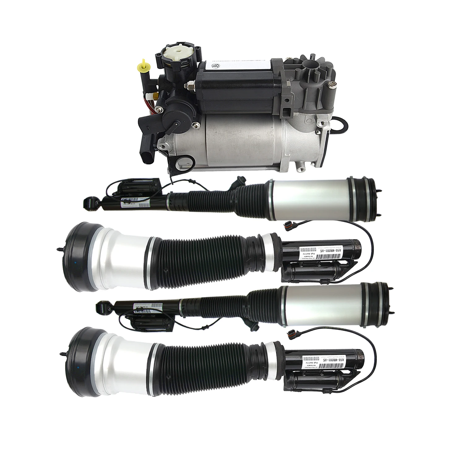 

AP02 Rear shock + front + airmatic compressor 5 * pieces For Mercedes S Class W220 280 320 350 400 430 500 600