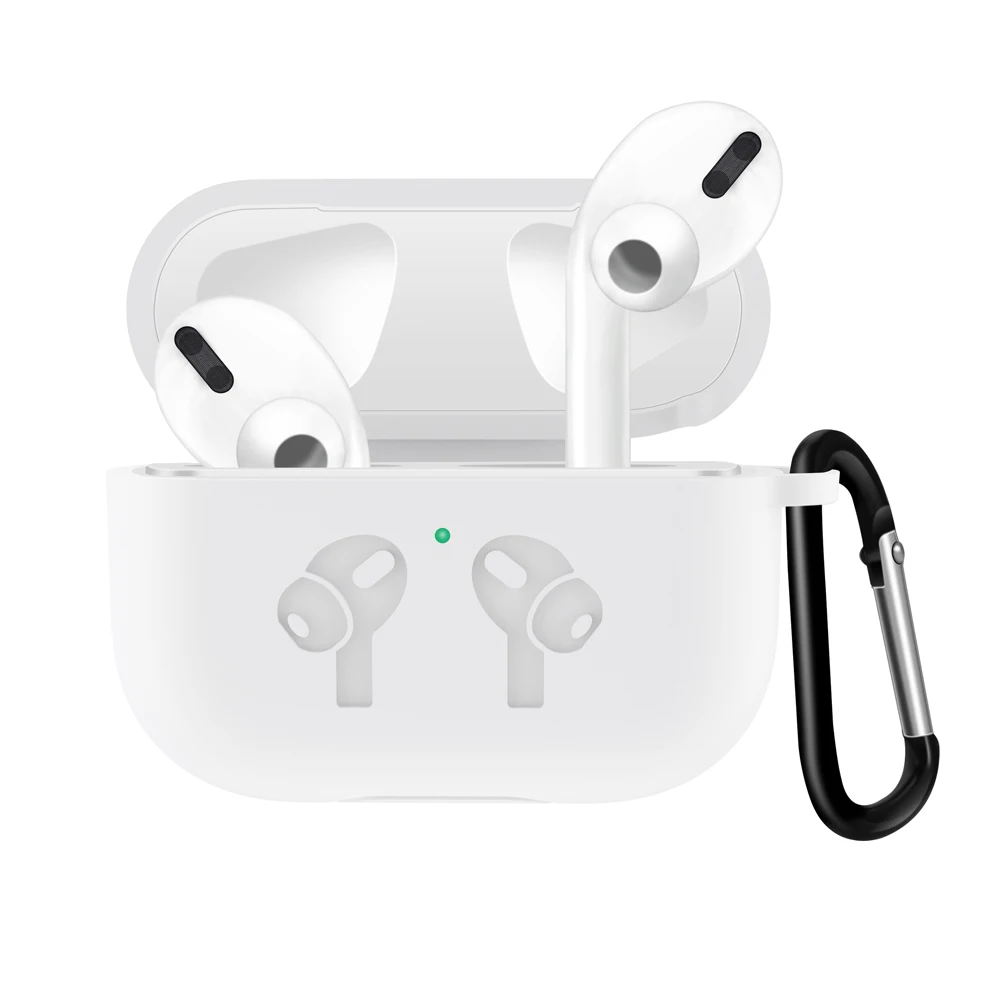 Силиконовый чехол защитный для Apple Airpods pro TWS Bluetooth наушники мягкий силиконовый