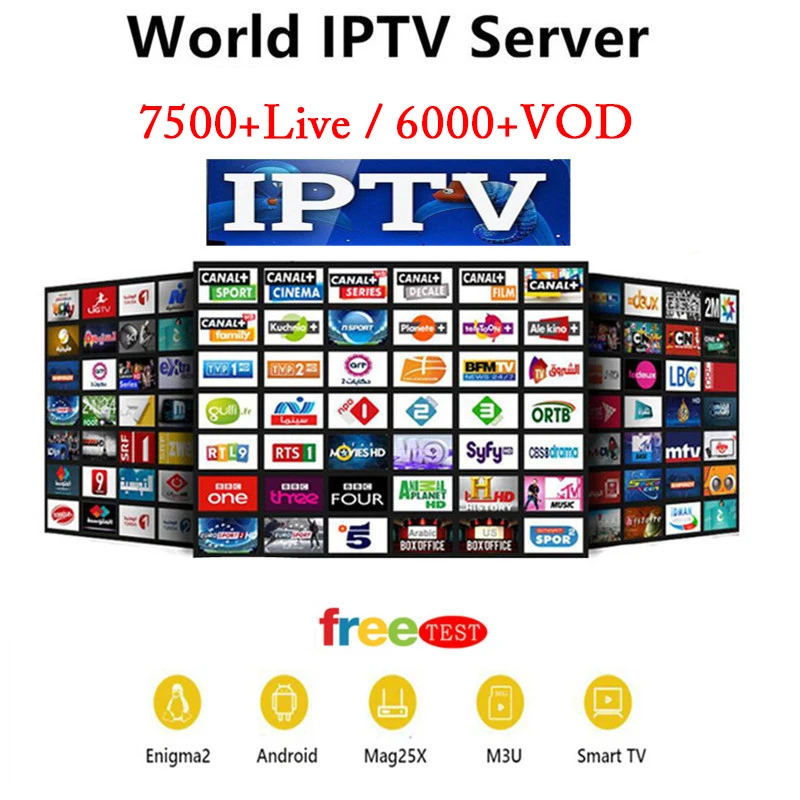 Италия ip tv box 1 год подписки Португалия Великобритания Германия Бельгия Франция Испания Netherland Швеция для M3U Enigma 2 Android tv box
