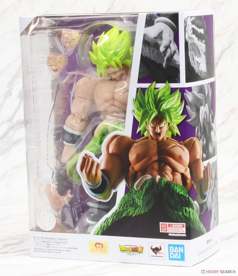 

Bandai Animation Dragon Ball Z Broly Super Full Force Form SHF22cm PVCAction Figures Gifttoys Model Toys