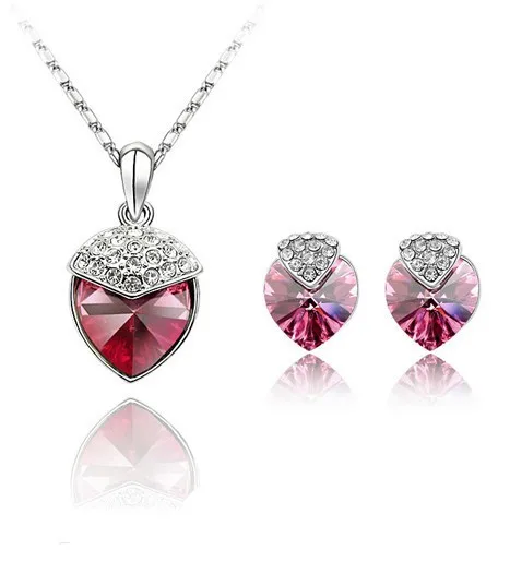 Бесплатная доставка Новое поступление стильные серьги-гвоздики с кристаллами