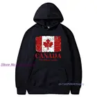 Толстовка мужская с длинным рукавом, Модный повседневный свитшот с принтом канадского кленового листа и флага страны, 2021