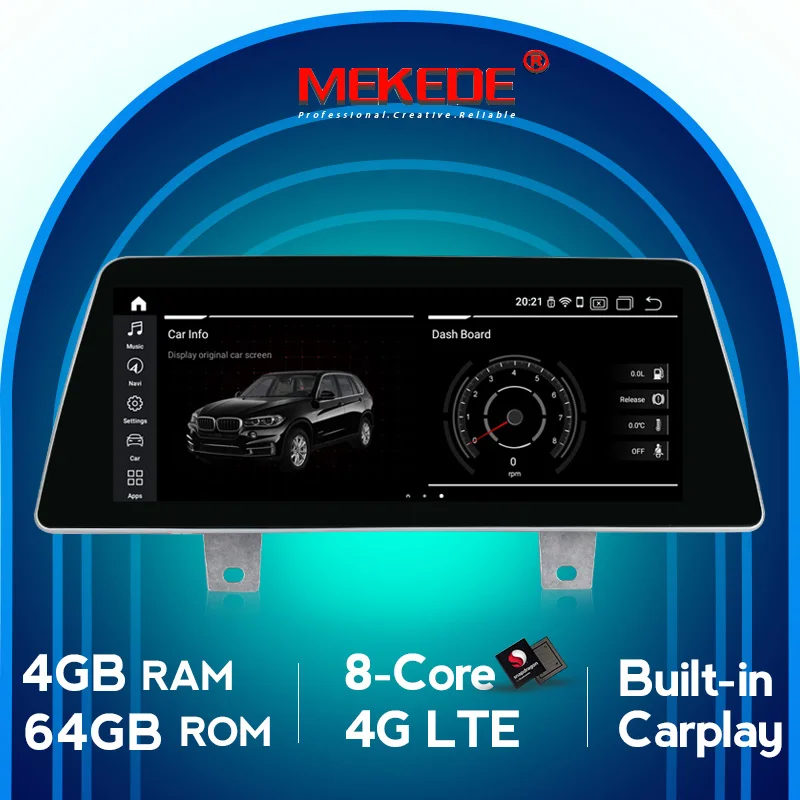 

Автомобильный мультимедийный плеер Carplay DSP, 4 Гб + 64 ГБ, Android 10,0, API29, для BMW 5 серии G30 2018, система EVO, GPS-навигация, Wi-Fi