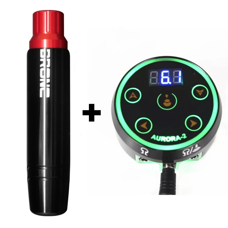 Оригинальный Hummingbrid Bronc-V5 Ротари Машина татуировки ручка Швейцарский двигатель с