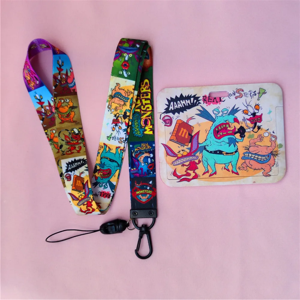 

New Horizontal Cool Lanyard for Key Neck Strap lanyards id badge holder Key Chain Key Holder Hang Rope Kids Key Rings Accessory