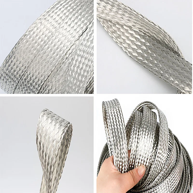 1 м сердечник из луженой чистый Медь оплетка подводящий провод голой кабель