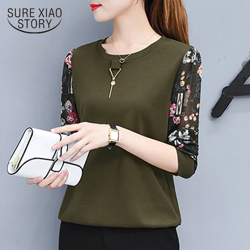 Новая Осенняя кофта с длинными рукавами Повседневные женские топы