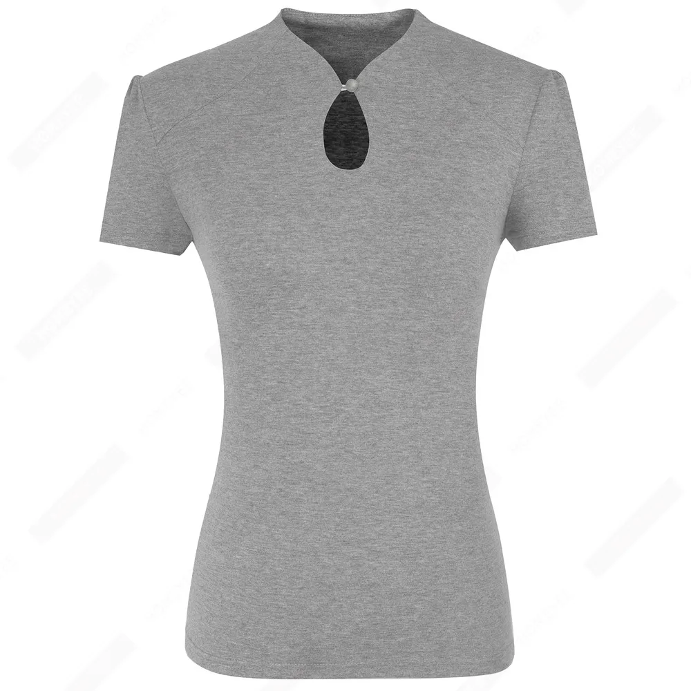 Женская футболка на пуговицах с коротким рукавом|Футболки| |