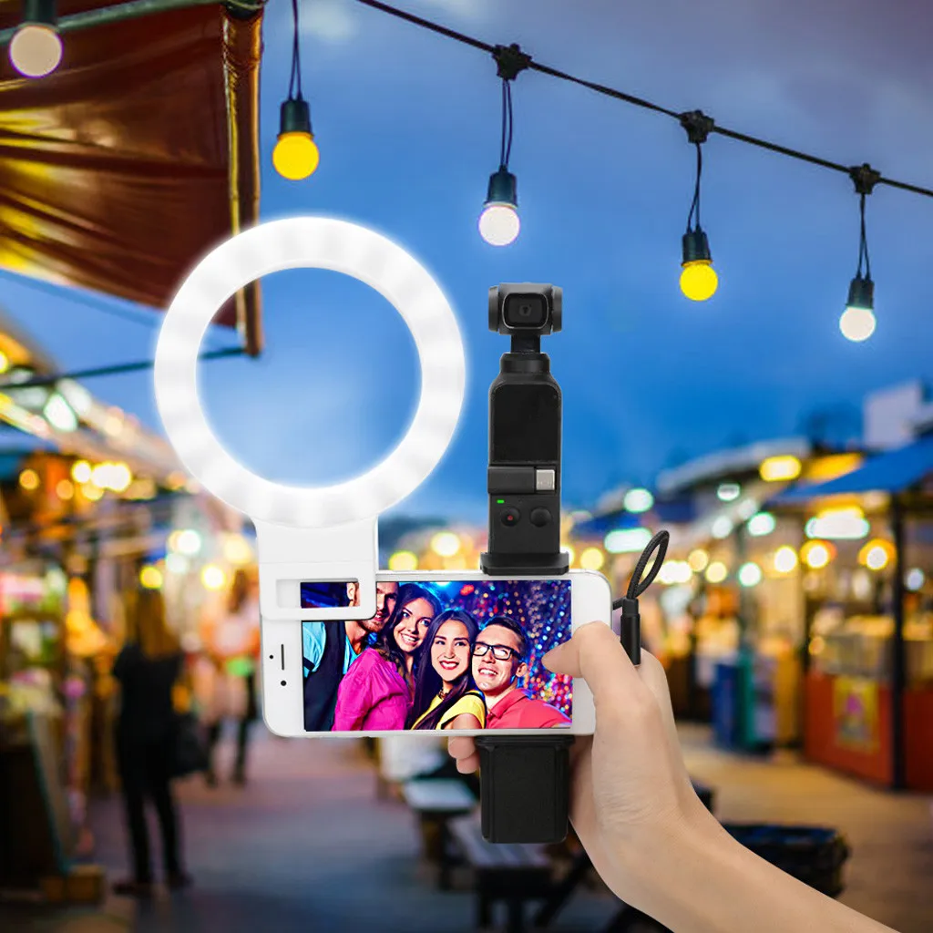 Светодиодный кольцевой светильник для селфи студийная лампа фотосъемки со