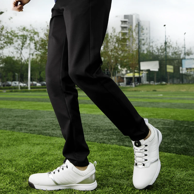 Мужские Нескользящие кроссовки профессиональная дышащая обувь для гольфа