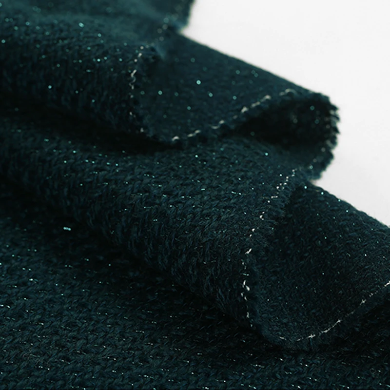 18 осень и зима шерсть Вискоза Золотая нить смешивание причудливая костюмная