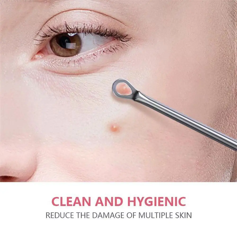 

Набор инструментов для удаления черных точек, инструмент для удаления прыщей, профессиональные инструменты для удаления прыщей, набор инст...