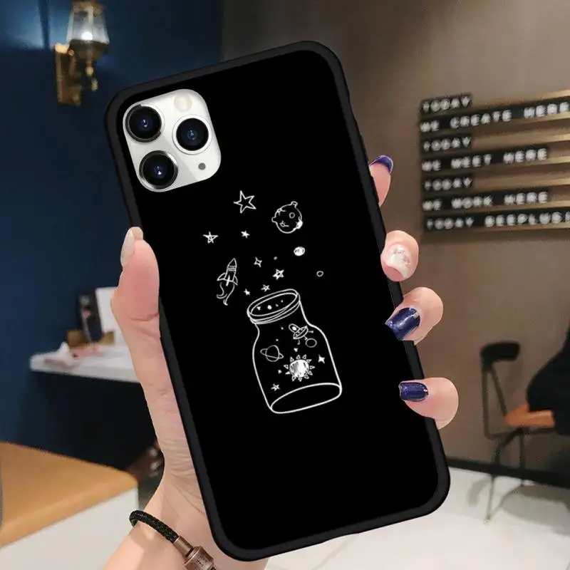 

Black and white lines Phone Case for iPhone 11 12 mini pro XS MAX 8 7 6 6S Plus X 5S SE 2020 XR