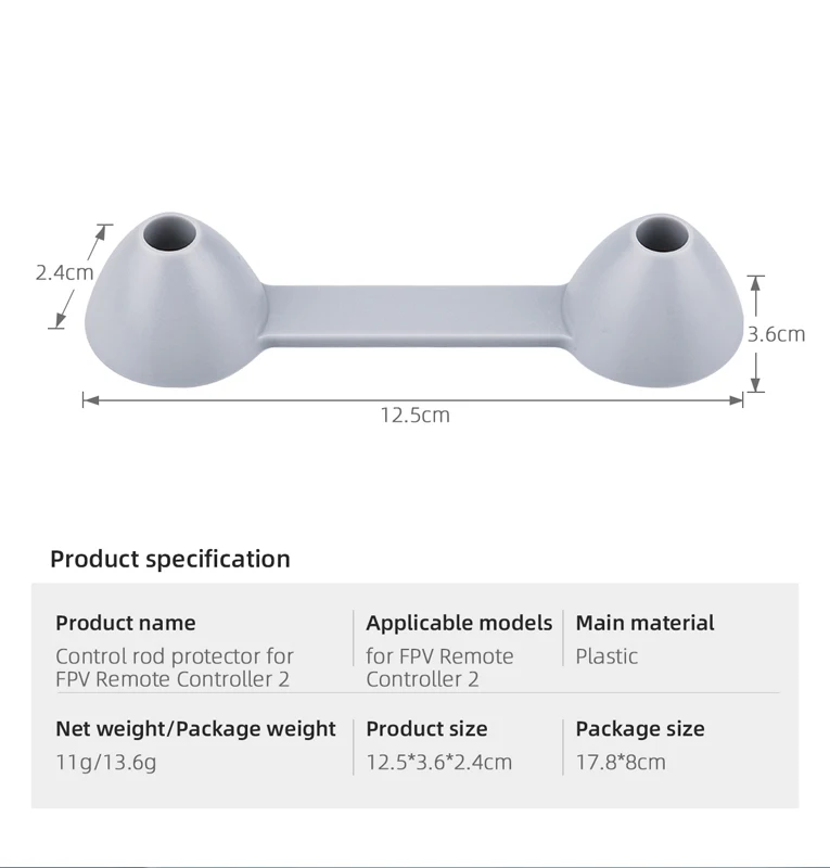 

Joystick protector fixed fixing bracket Control Stick Holder Cover for FPV Remote Controller 2 Accessories