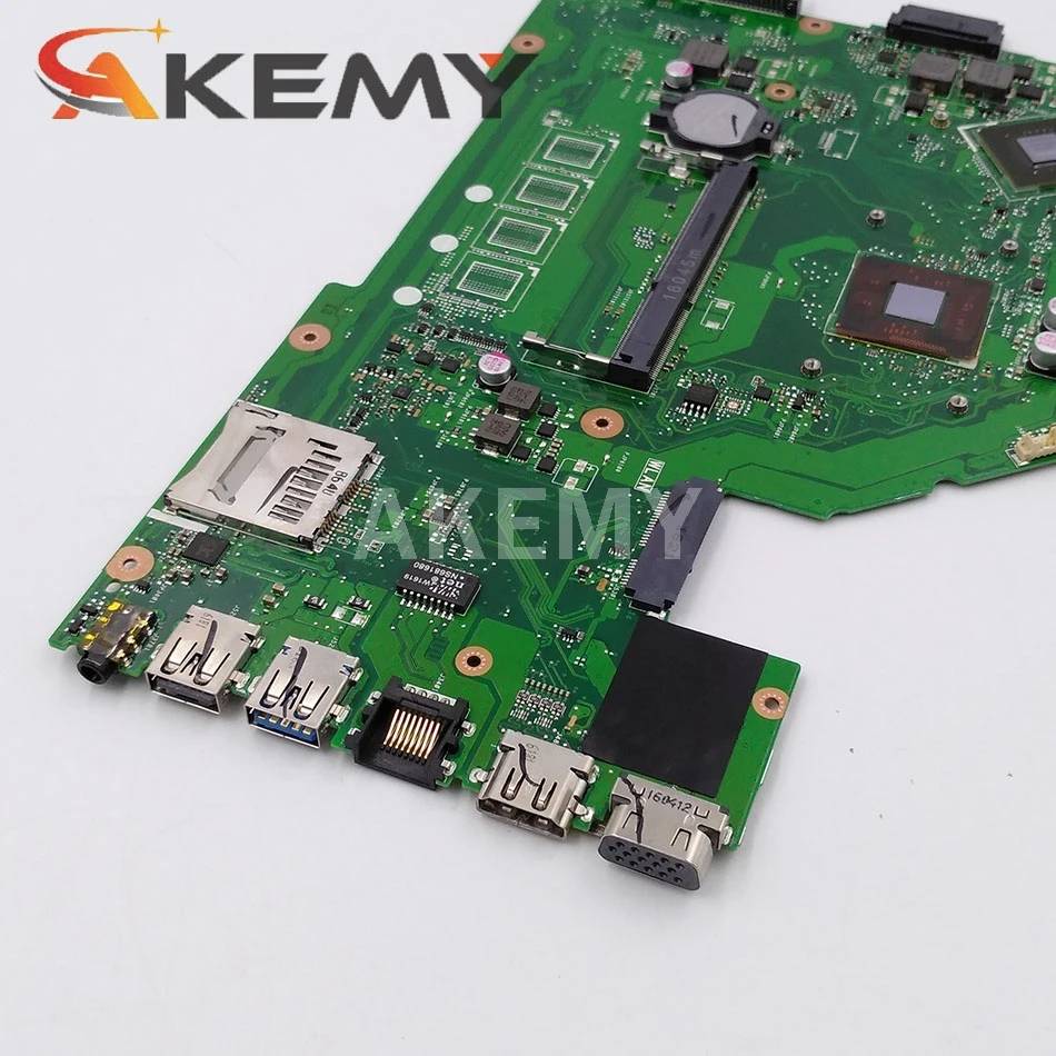 Akmey X550MD motherboard For Asus X550MJ Laptop X550M X552M Notebook mainboard 100% tested N3540 GT820M/2GB | Компьютеры и офис