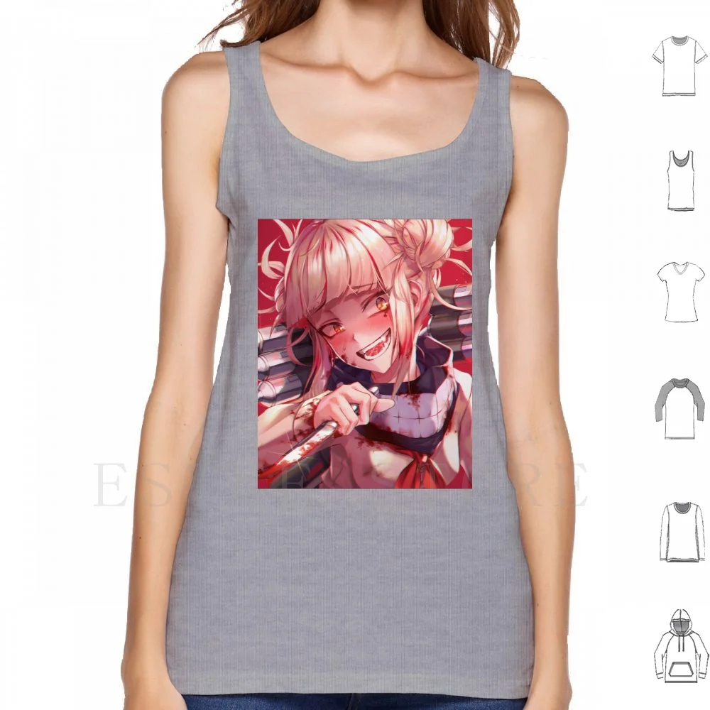 Топ Toga Himiko 2 жилет хлопковый химико Тога для девушек с оранжевыми глазами и