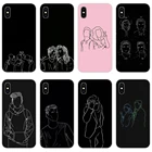 Аксессуары для Xiaomi Redmi Note 3 4 5 6 7 8 Pro Mi Max Mix 2 3 2S Pocophone F1, чехлы для телефонов, татуировки в одностороннем направлении 1D