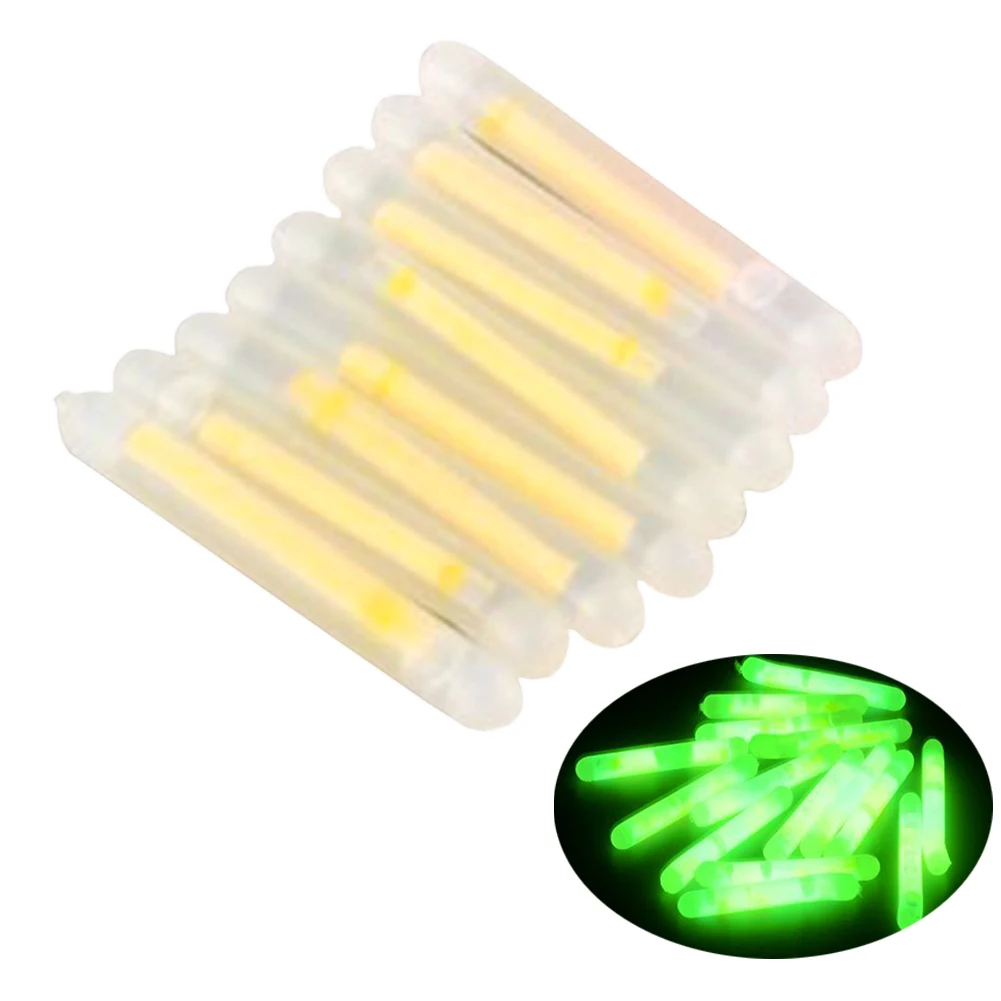 20 шт. полезных светлых крупных принадлежностей для поплавка карповой рыбалки на ночь на открытом воздухе, светящихся палочек флуоресцентного озера, темной вечеринки, портативного моря.