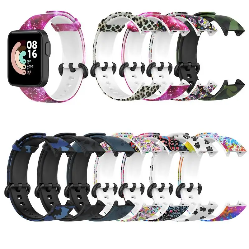 

Silicone Band Strap For XiaoMi Mi Watch Lite / For Redmi Watchstrap SmartBand Sport Rubber WristBand Bracelet Replacement Belt