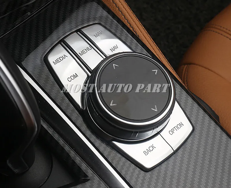 Внутренняя консоль iDrive мультимедийная кнопка крышка для BMW X3 X4 G01 G02 2018 2021