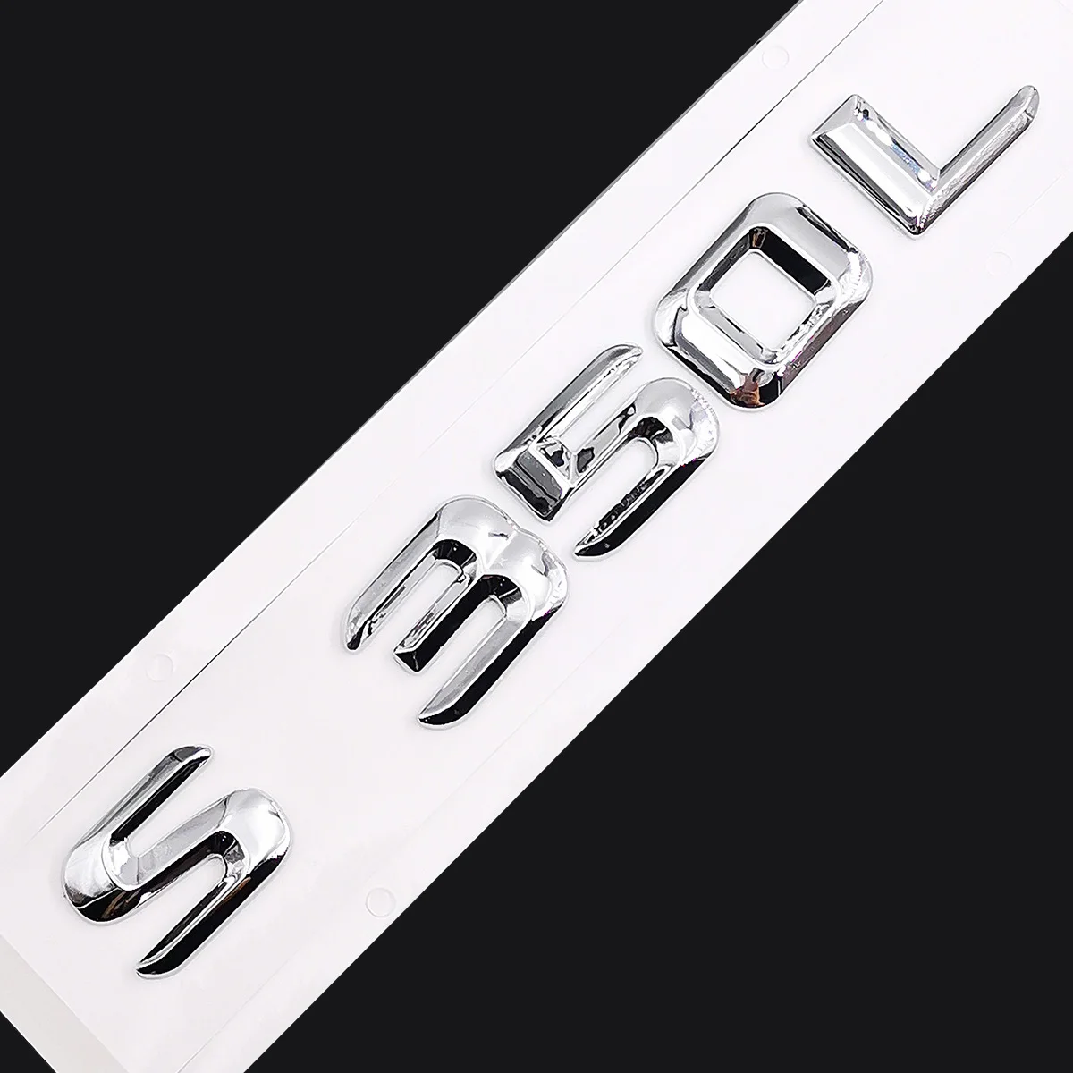 Оригинальный размер 1:1 эмблема заднего хвоста автомобиля с номером буквы стикер