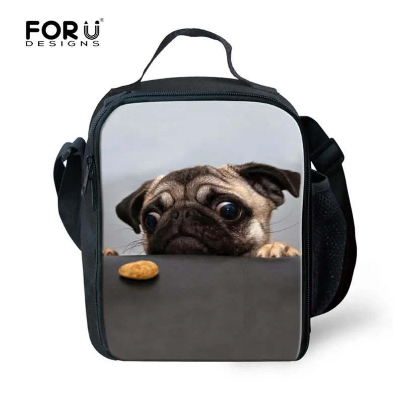 FORUDESIGNS школьный рюкзак для девочек 3 шт. набор рюкзак 3D принт с Мопсом Детский Рюкзак Студенческая Книга сумка Mochila - Цвет: Z2036G