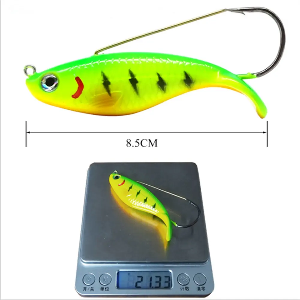 1 шт. VIB Спиннер ложка форель рыболовная приманка жесткая 85 мм/21 г шум