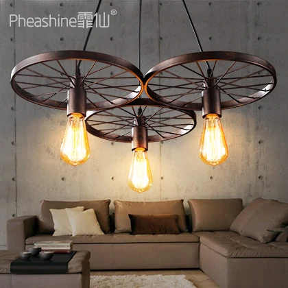 Loft Industrial Wind Chandelier Personality Creative Restaurant Bar Iron Net Retro Nostalgic Lights | Освещение