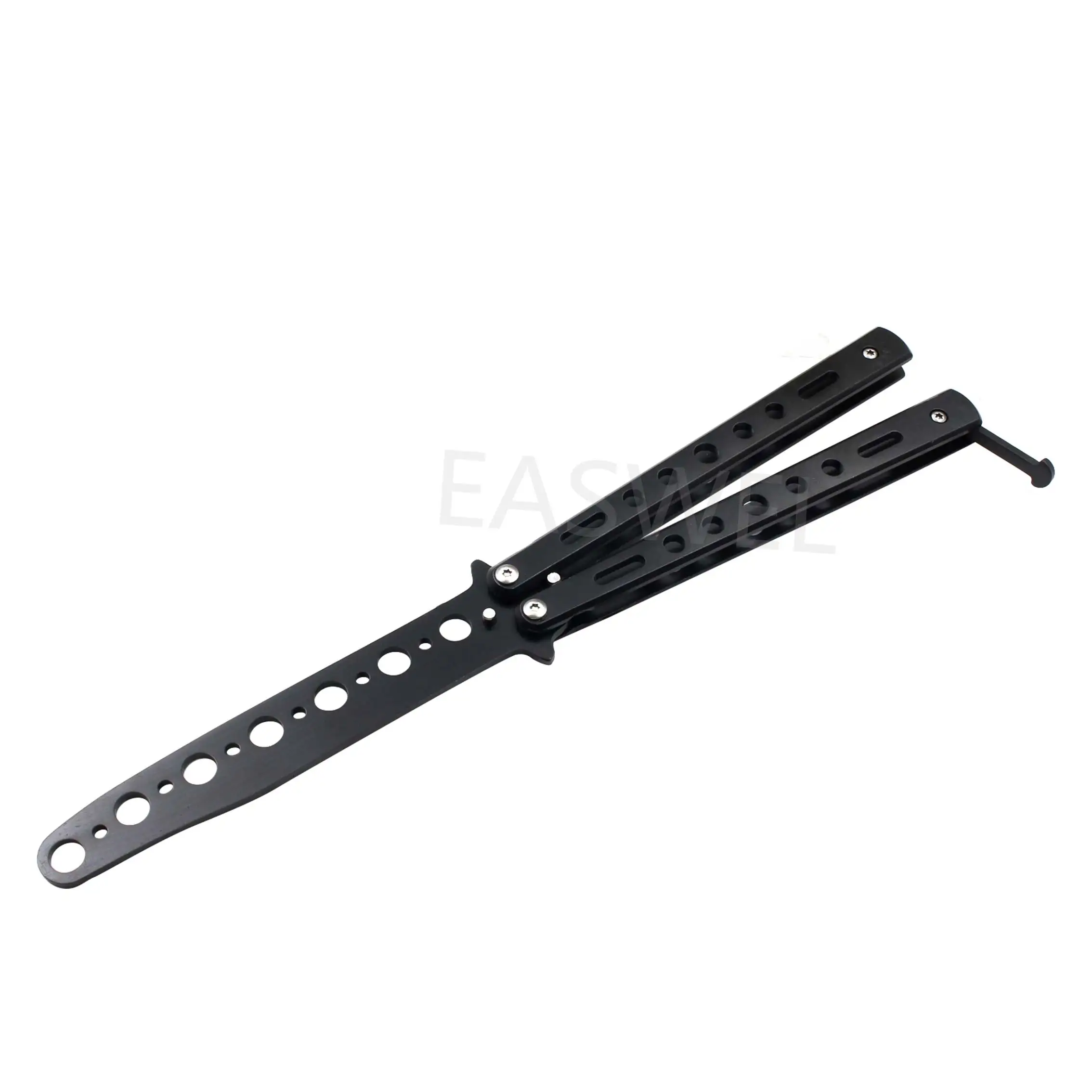 _ Металлический тренировочный балисонг Учебный нож тусклые инструменты |