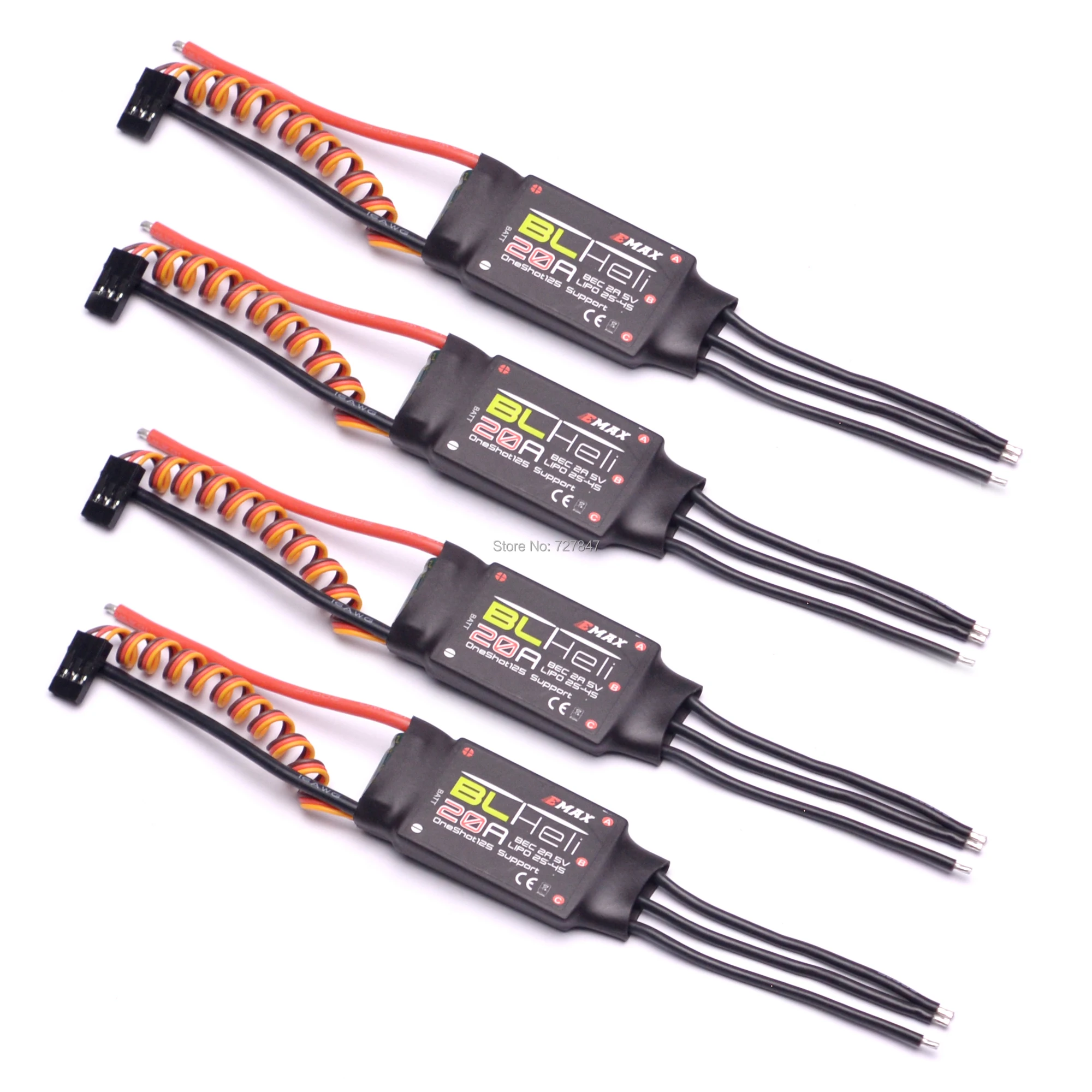 2 / 4 шт. BLHeli прошивка 20A ESC контроллер скорости 2A/5V BEC для RC Multirotor Quadcopter 4s LiPo|controller