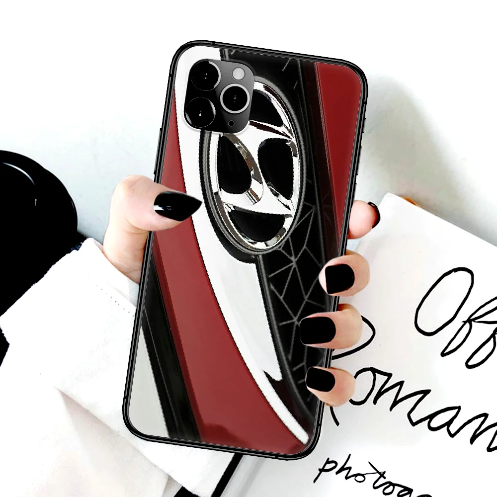 

Hyundai Motor Car Phone Case For Iphone 4 4s 5 5S SE 5C 6 6S 7 8 Plus X XS XR 11 12 Mini Pro Max 2020 black Shell Soft Etui