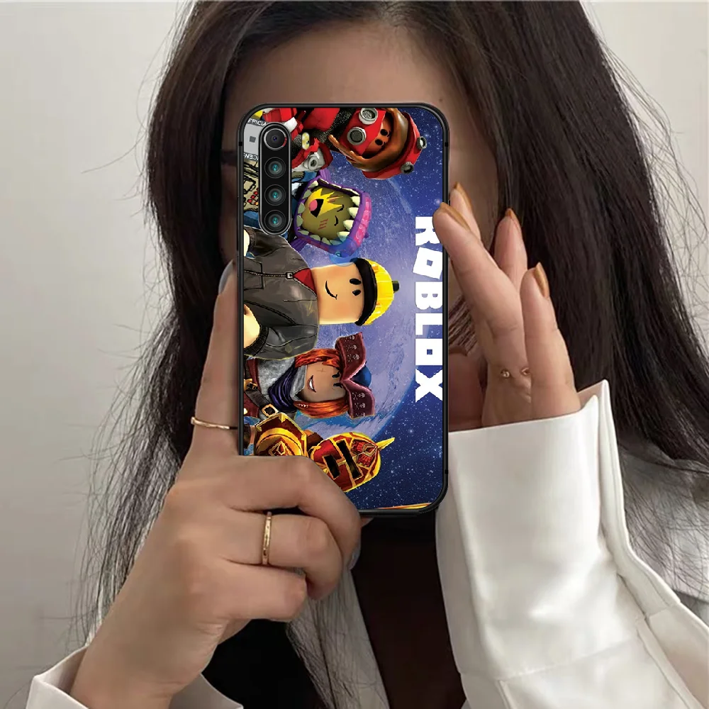 

Game R-ROBLOXES Phone Case For XIAOMI Redmi Note 6 7 8 9 10 T Pro K40 black Back Pretty Shell Silicone Bumper Soft Hoesjes Tpu