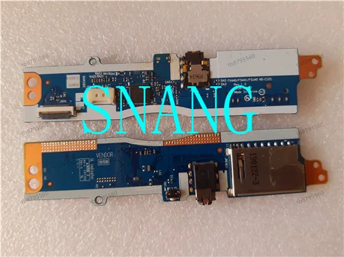 

Used FOR original para lenovo ideapad S145-15 S145-15IWL placa de leitor cartão áudio da5 fv440 fs441 fs540 NS-C121 testado bom