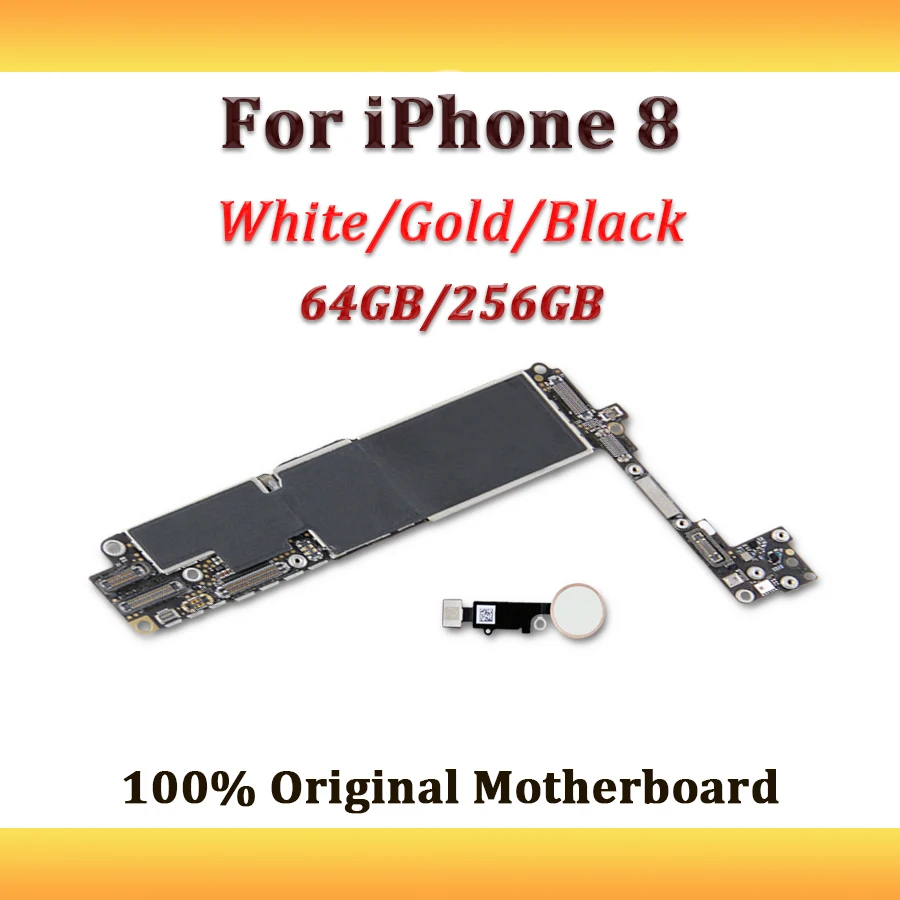 LISFG Высококачественная материнская плата для iPhone 8 64G/256G с системой IOS отпечатков