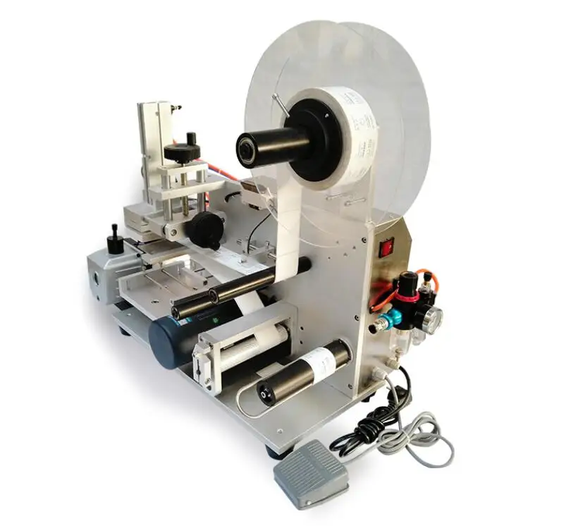 Square Bottle Labeling Machine book surface Labeler bottle cap top Sticker Labelling Date Printer Semi Automatic Free Shipping|Вакуумные