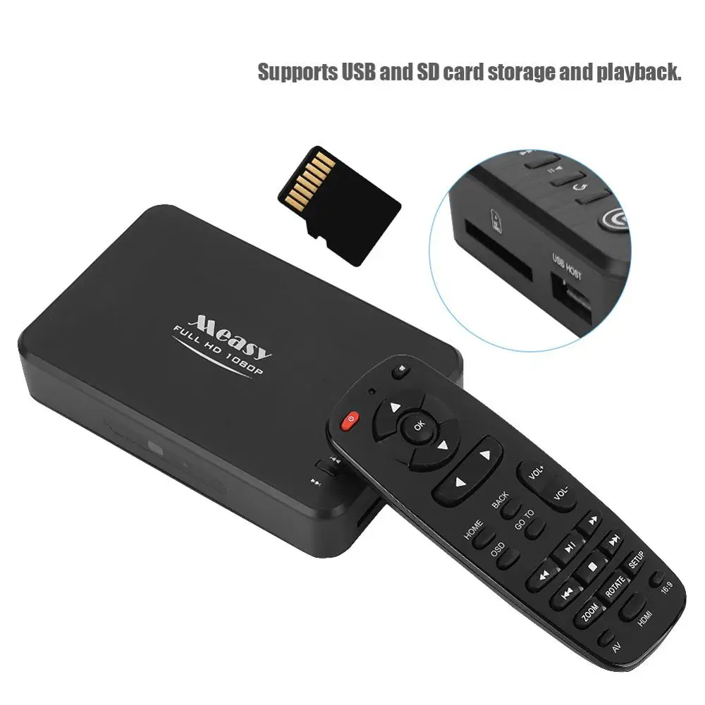 Медиаплеер Measy A1HD Full HD портативный мультимедийный 3D жесткий диск 1080P видео аудио